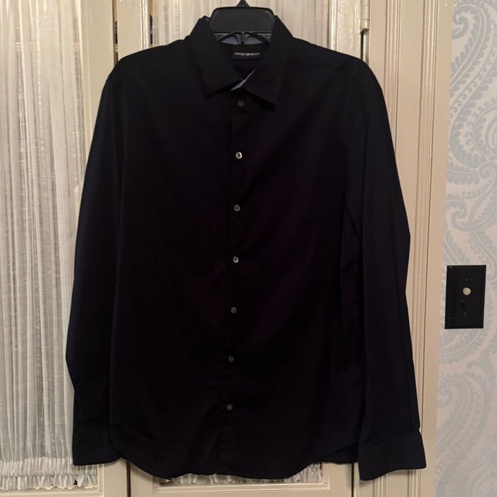 Emporio Armani Men's Black Shirt